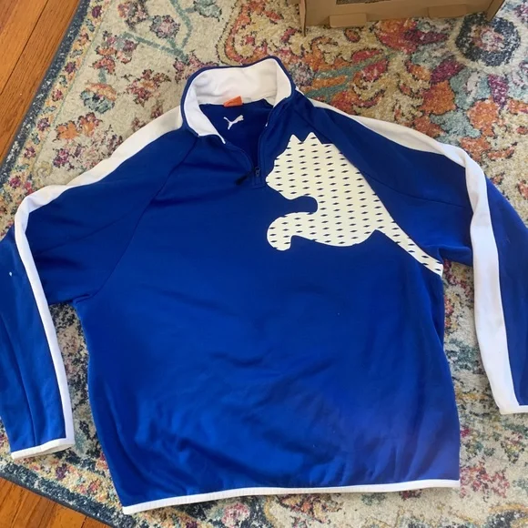 Puma 1/4 zip track top - Picture 1 of 4